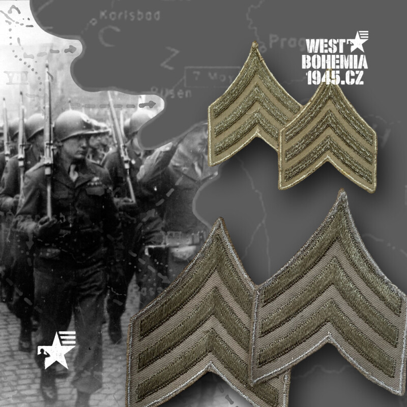 Originální rukávové hodnostní označení SERGEANT